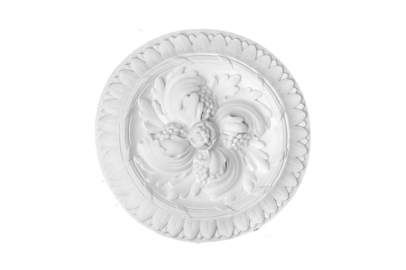 Deckenrosette Ornament 41x41cm Gips - ORR77