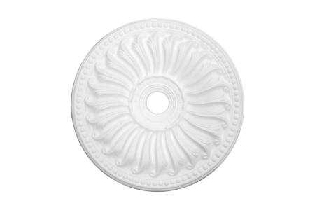 Deckenrosette Ornament 41x41cm Gips - ORR78
