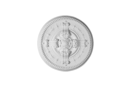 Deckenrosette Ornament 60x60cm Gips - ORR81