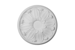 Deckenrosette Ornament 42x42cm Gips - ORR92