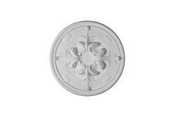Deckenrosette Ornament 61x61cm Gips - ORR95