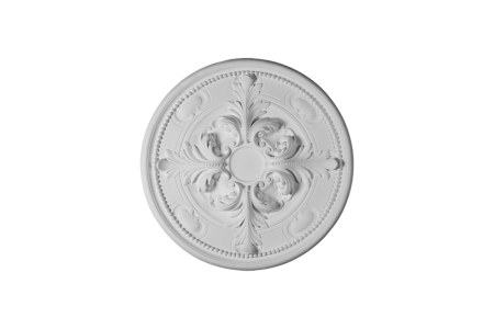 Deckenrosette Ornament 61x61cm Gips - ORR95