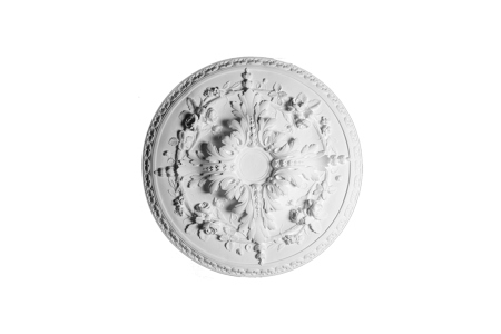 Deckenrosette Ornament 63x63cm Gips - ORR96