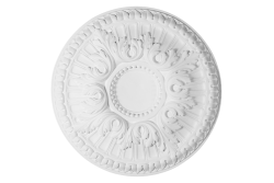 Deckenrosette Ornament 48x48cm Gips - ORR97