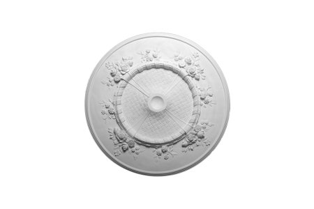 Deckenrosette Ornament 65x65cm Gips - ORRP11