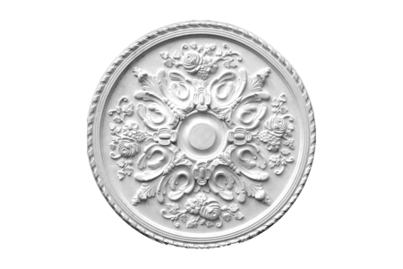 Deckenrosette Ornament 83x83cm Gips - ORRP14