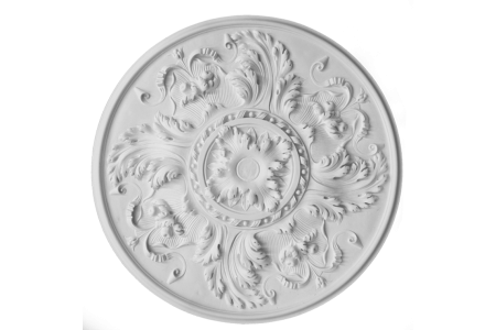 Deckenrosette Ornament 90x90cm Gips - ORRP16