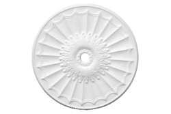 Deckenrosette Ornament 48x48cm Gips - ORRP23