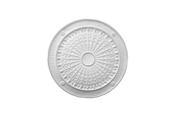 Deckenrosette Ornament 59x59cm Gips - ORRP24