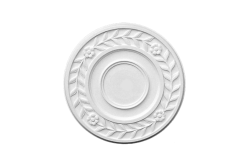 Deckenrosette Ornament 40x40cm Gips - ORRP26