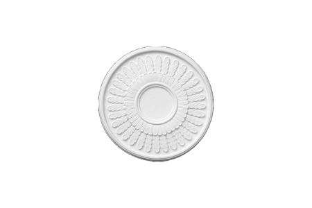 Deckenrosette Ornament 54x54cm Gips - ORRP38