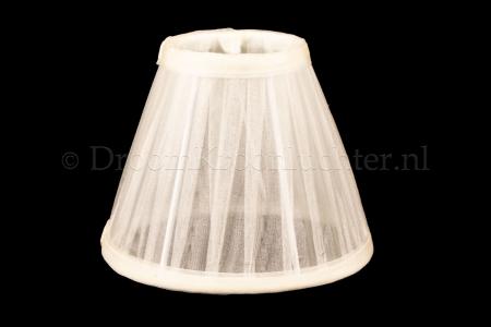 Lampenschirm/Stoffschirm Organza weiße Creme Lampenschirm/Stoffschirm Organza weiße Creme