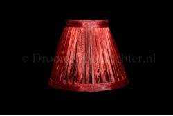 Lampenschirm/Stoffschirm Organza Rot 