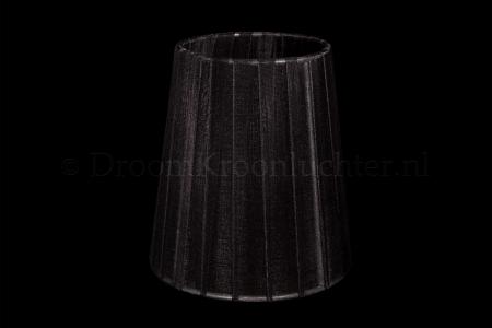 Lampenschirm/Stoffschirm organza Schwarz doppelt gepolstert Lampenschirm/Stoffschirm organza Schwarz doppelt gepolstert