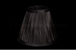 Lampenschirm/Stoffschirm Organza Schwarz