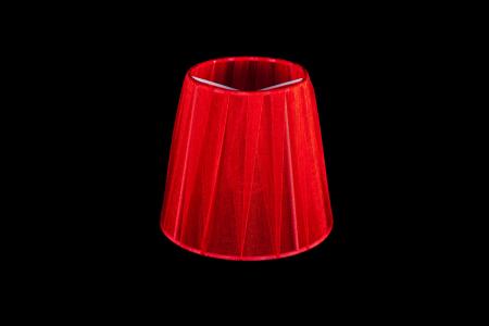 Lampenschirm/Stoffschirm Organza Rot doppelter Stoff Lampenschirm/Stoffschirm Organza Rot doppelter Stoff