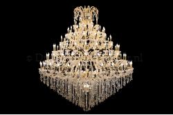 Kristall Kronleuchter Maria Theresa 132 flammig - 250cm gold Kristall Kronleuchter Maria Theresa 132 flammig - 250cm gold