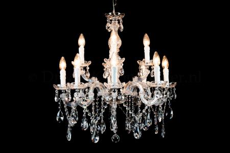 Kristall Kronleuchter Maria Theresa 8+4 flammig S-arm (chrom)