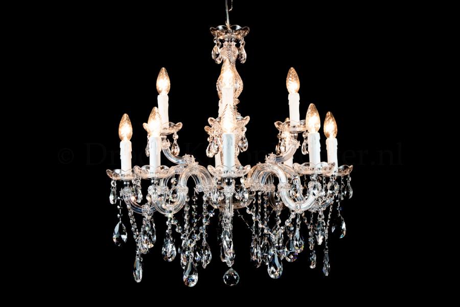 Kristall Kronleuchter Maria Theresa 8+4 flammig S-arm (chrom)