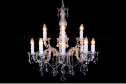 Kristall Kronleuchter Maria Theresa 8+4 flammig S-arm (gold) Kristall Kronleuchter Maria Theresa 8+4 flammig S-arm (gold)