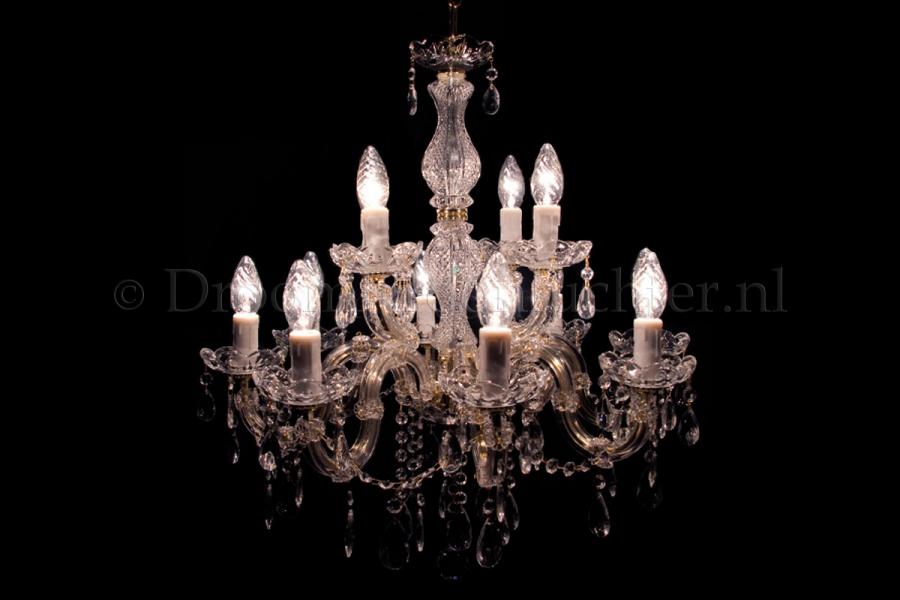 Kronleuchter Maria Theresa 8+4 flammig S-arm (gold)