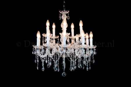Kristall Kronleuchter Maria Theresa 10+5 flammig (chrom) - Ø60cm