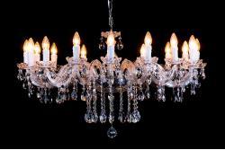 Kristall Kronleuchter Maria Theresa 16 flammig (chrom)