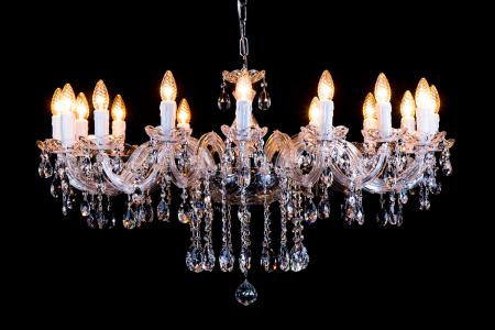 Kristall Kronleuchter Maria Theresa 16 flammig (chrom)