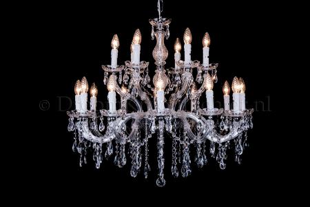 Kristall Kronleuchter Maria Theresa 12+6 flammig (chrom)