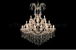 Kristall Kronleuchter Maria Theresa 28 flammig (120cm/Chrom) Kristall Kronleuchter Maria Theresa 28 flammig (120cm/Chrom)