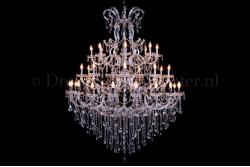 Kristall Kronleuchter Maria Theresa 45 flammig chrom 150cm