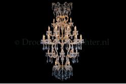 Kristall Kronleuchter Maria Theresa 36 flammig Loft (100cm/Gold) Kristall Kronleuchter Maria Theresa 36 flammig Loft (100cm/Gold)