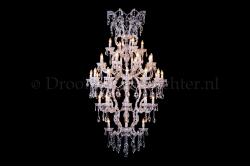 Kristall Kronleuchter Maria Theresa 36 flammig Loft (100cm/Chrom) Kristall Kronleuchter Maria Theresa 36 flammig Loft (100cm/Chrom)