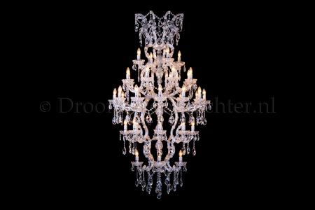 Kristall Kronleuchter Maria Theresa 36 flammig Loft (100cm/Chrom)