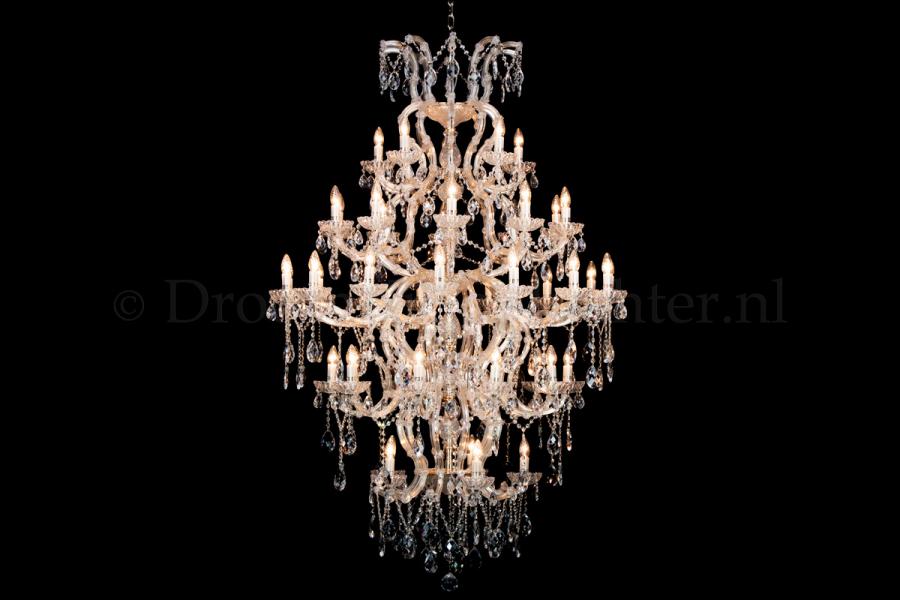 Kristall Kronleuchter Maria Theresa 45 flammig Loft (120cm/Gold) Kristall Kronleuchter Maria Theresa 45 flammig Loft (120cm/Gold)