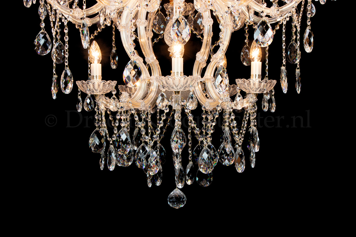 Kristall Kronleuchter Maria Theresa 45 flammig Loft (120cm/Gold) Kristall Kronleuchter Maria Theresa 45 flammig Loft (120cm/Gold)