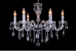 Deluxe Kristall Kronleuchter Maria Theresa 6 flammig (Ø60cm/chrom) Deluxe Kristall Kronleuchter Maria Theresa 6 flammig (Ø60cm/chrom)