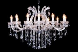 Deluxe Kristall Kronleuchter Maria Theresa Oval 12 flammig (100cm x 80cm/chrom) Deluxe Kristall Kronleuchter Maria Theresa Oval 12 flammig (100cm x 80cm/chrom)