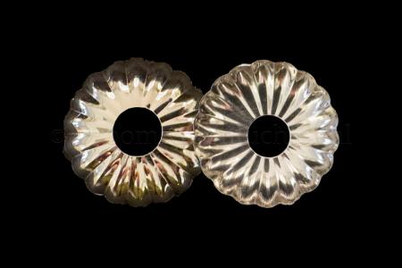 Abdeckung Blume Metall 35mm Loch M10