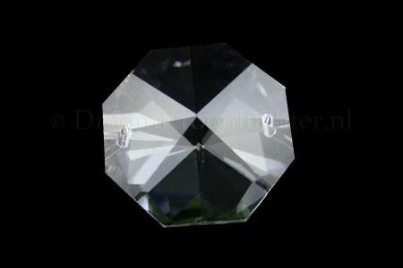 Glasperle Achteck