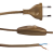 Schnurschalter Gold 2,05m - Anpassung  + € 29,50 