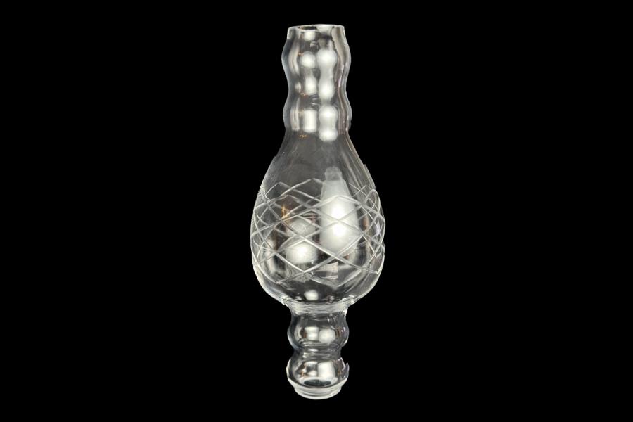 Dekoratives Vasenglas für Kronleuchter Tippe B - 26cm x 7cm