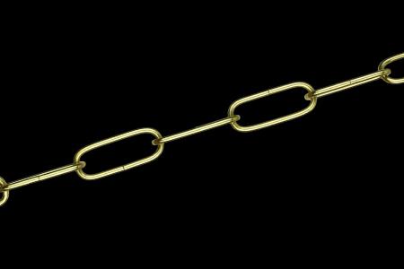 1 Meter Clarance kettung (oud Gold/messing)
