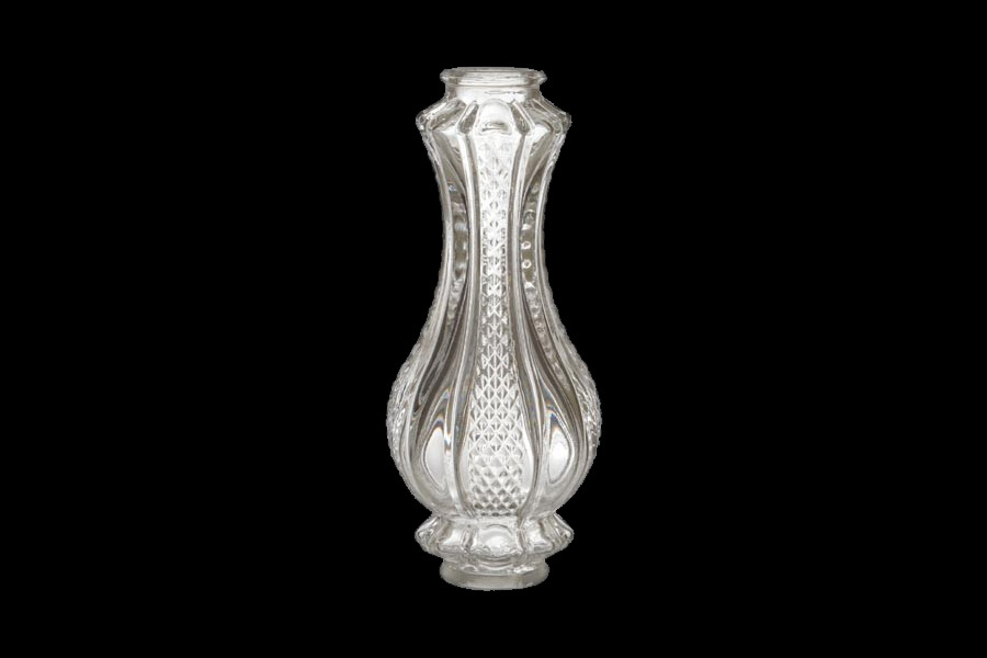 Dekoratives Vasenglas für Kronleuchter Tippe A - 18cm x 7cm