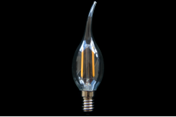 LED Kerzenlampe E14 Klar Tip 0.6 Watt 2500K (dimmbar)