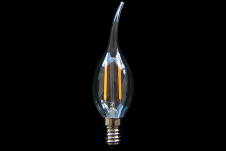 LED Kerzenlampe E14 Klar Tip 0.6 Watt 2500K (dimmbar)
