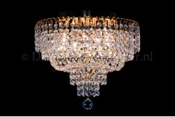Deckenleuchte Salle 4 flammig Gold Kristall - 40cm