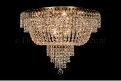 Deckenleuchte Salle 8 flammig Bronze Kristall - 60cm