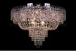 Deckenleuchte Salle 8 flammig Chrom Kristall - 60cm