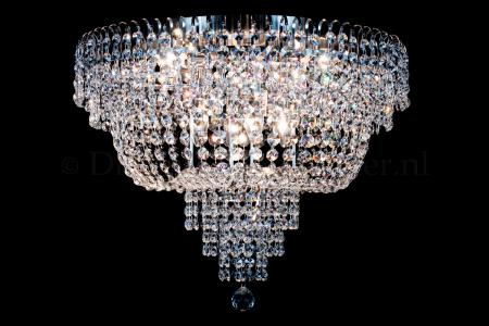 Deckenleuchte Salle 8 flammig Silber Kristall - 60cm Deckenleuchte Salle 8 flammig Silber Kristall - 60cm